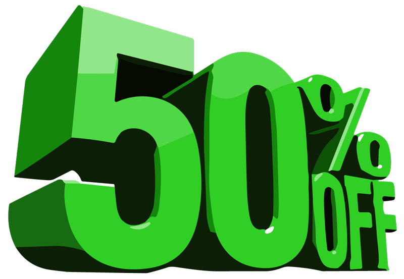 50% OFF